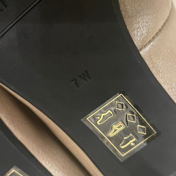 J.Renéé Maressa Heel 7W Pearl Patent Taupe | Metallic Filigree Stiletto NIB Pump - Picture 8 of 14